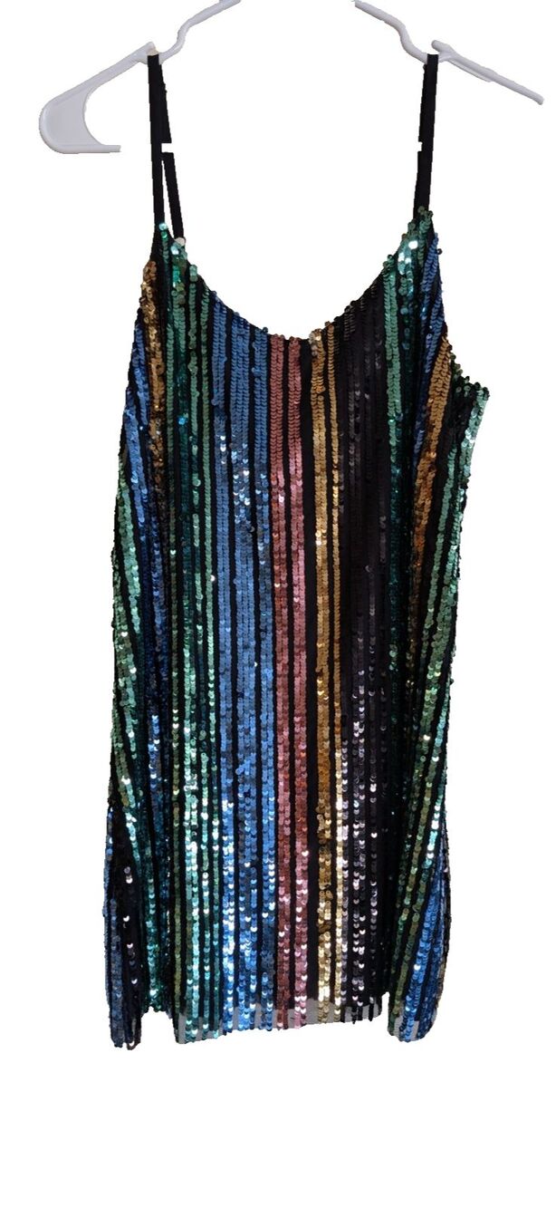 Show Me Your Mumu Sequin Mini Dress Top Small Sparkle Party Cocktail